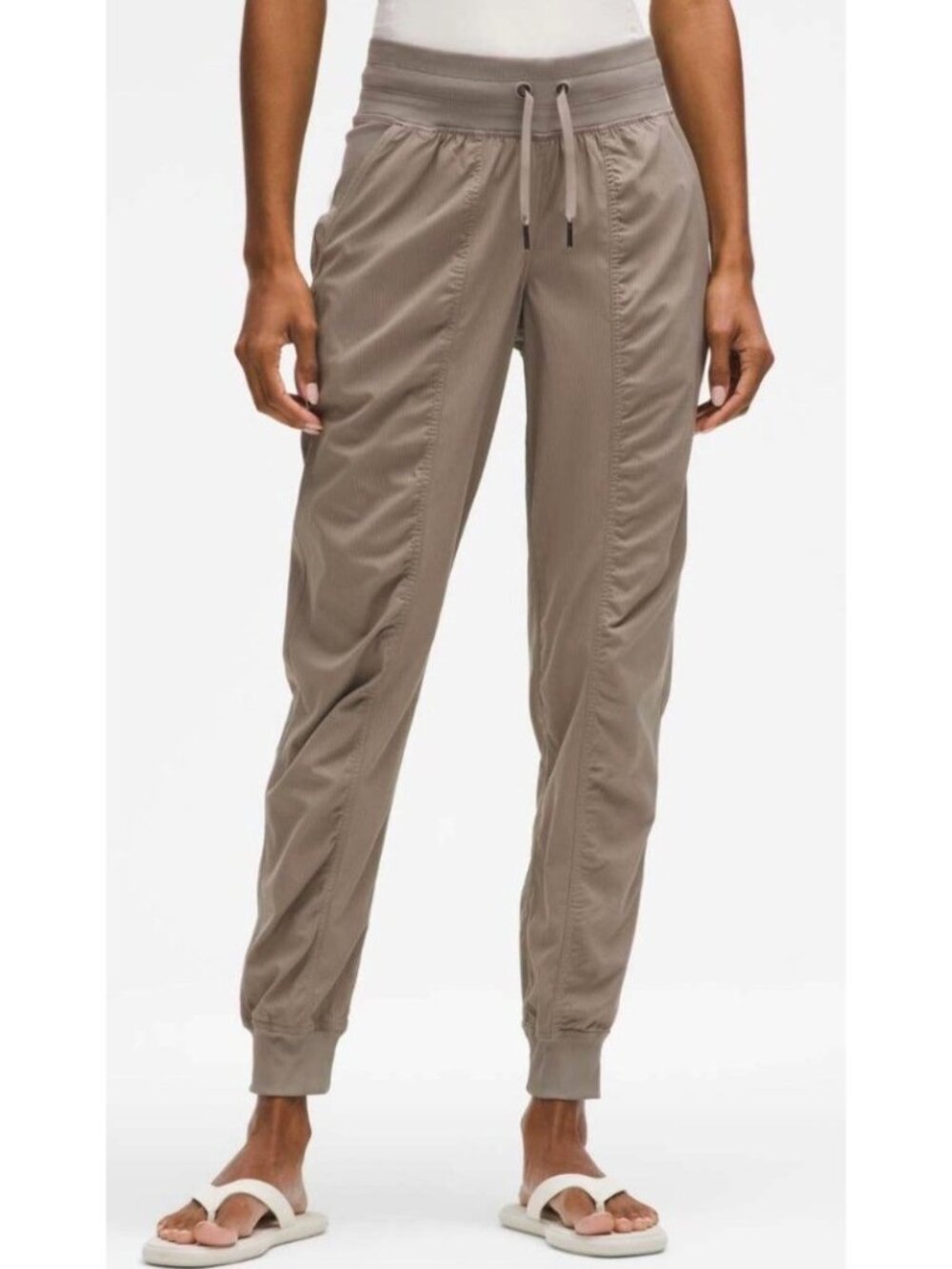 Lululemon Women's Size 2 Dance Studio Jogger Pants Drawstring Waist Ribbed Cuffs